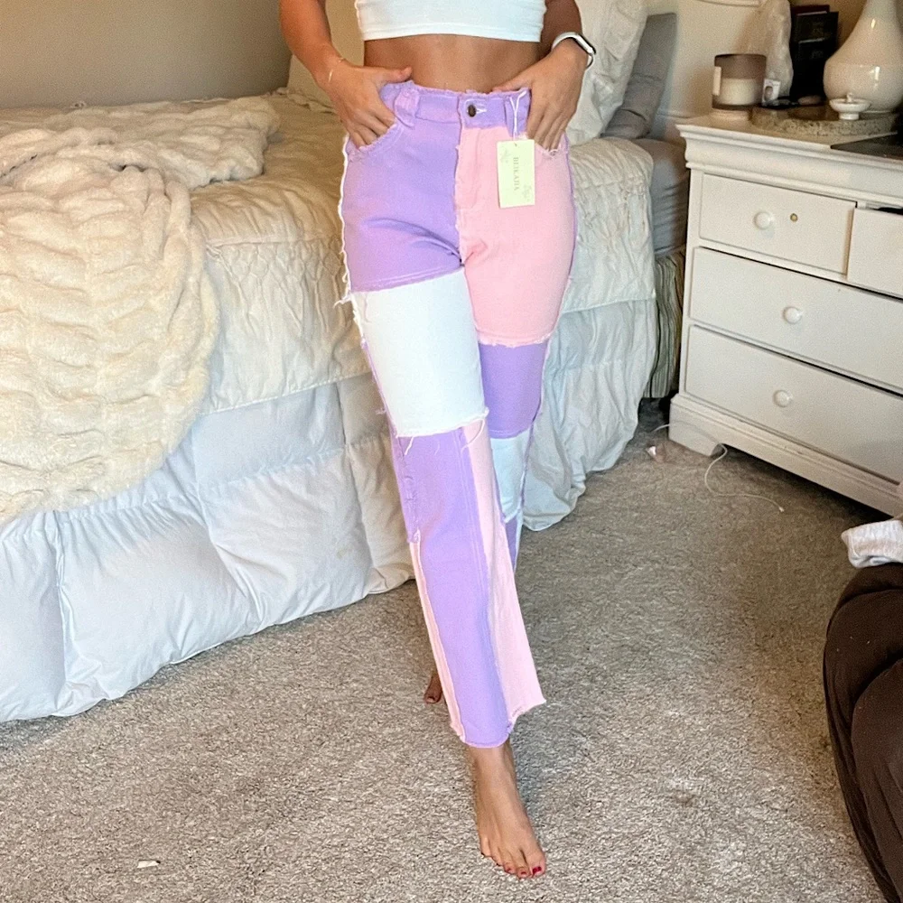 Colorblock Jeans - Picture 1 of 3